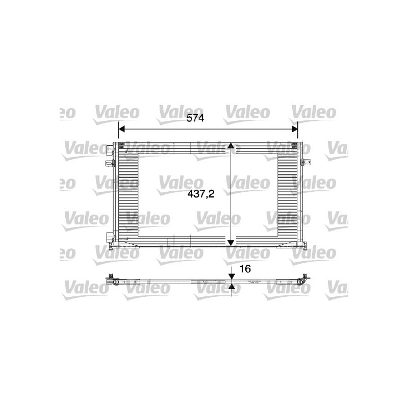 Condenseur de climatisation VALEO