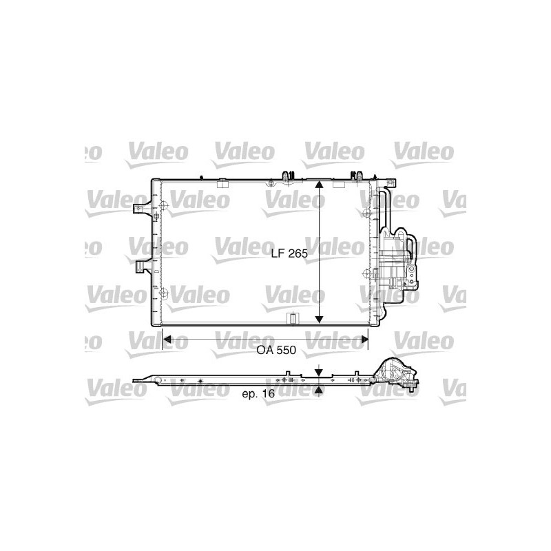 Condenseur de climatisation VALEO
