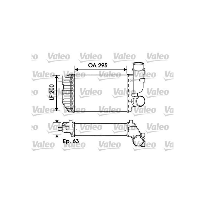 Intercooler (échangeur d'air) VALEO