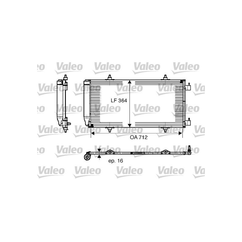 Condenseur de climatisation VALEO