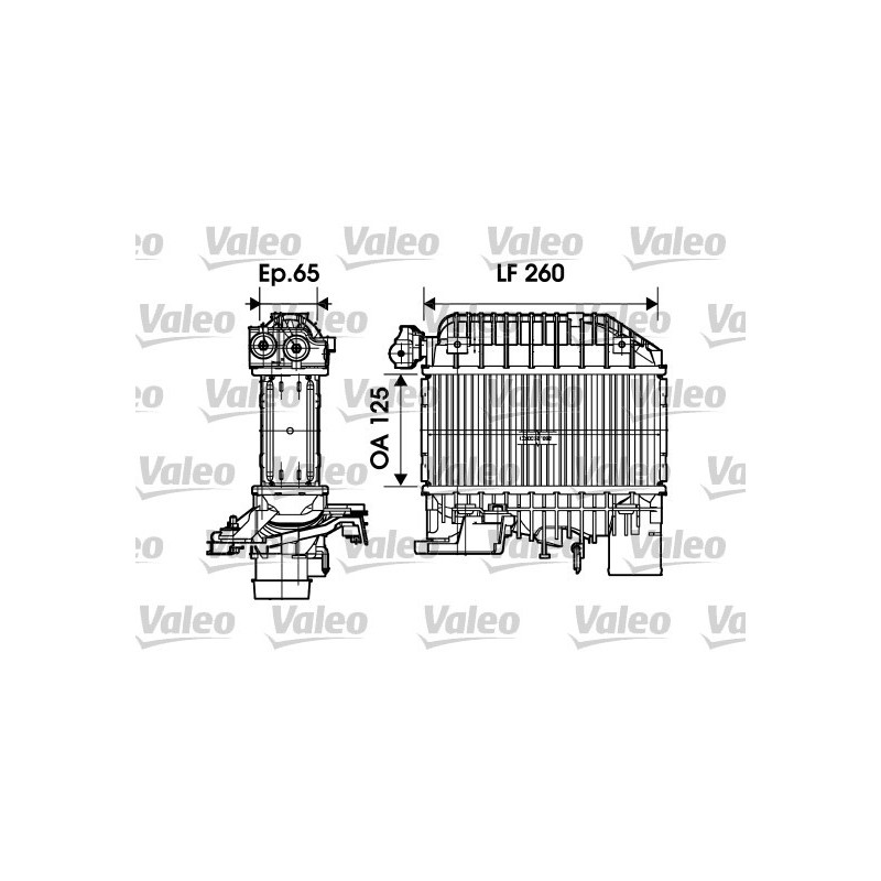Intercooler (échangeur d'air) VALEO