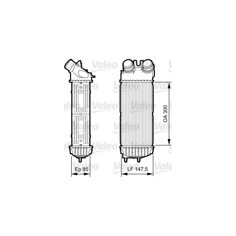 Intercooler (échangeur d'air) VALEO