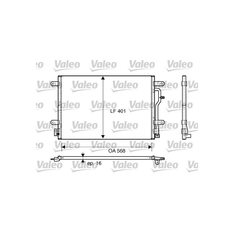 Condenseur de climatisation VALEO
