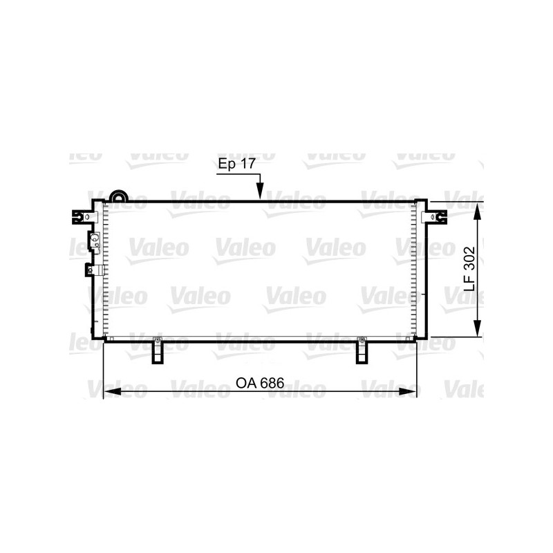 Condenseur de climatisation VALEO