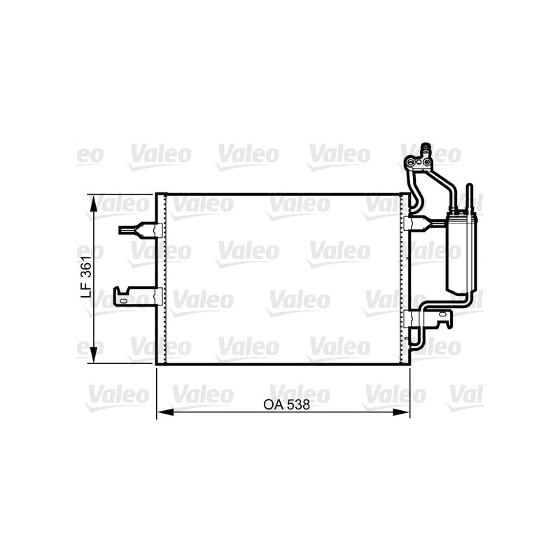 Condenseur de climatisation VALEO