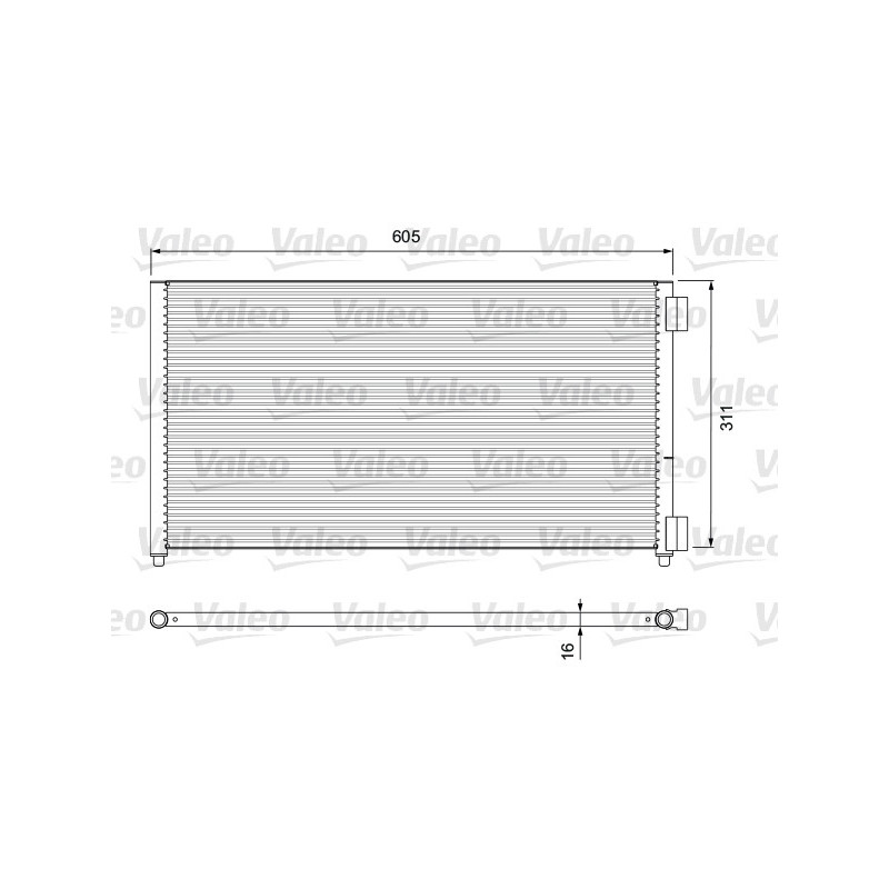 Condenseur de climatisation VALEO