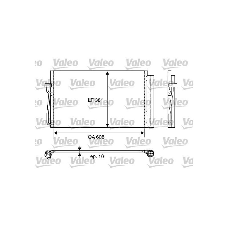 Condenseur de climatisation VALEO