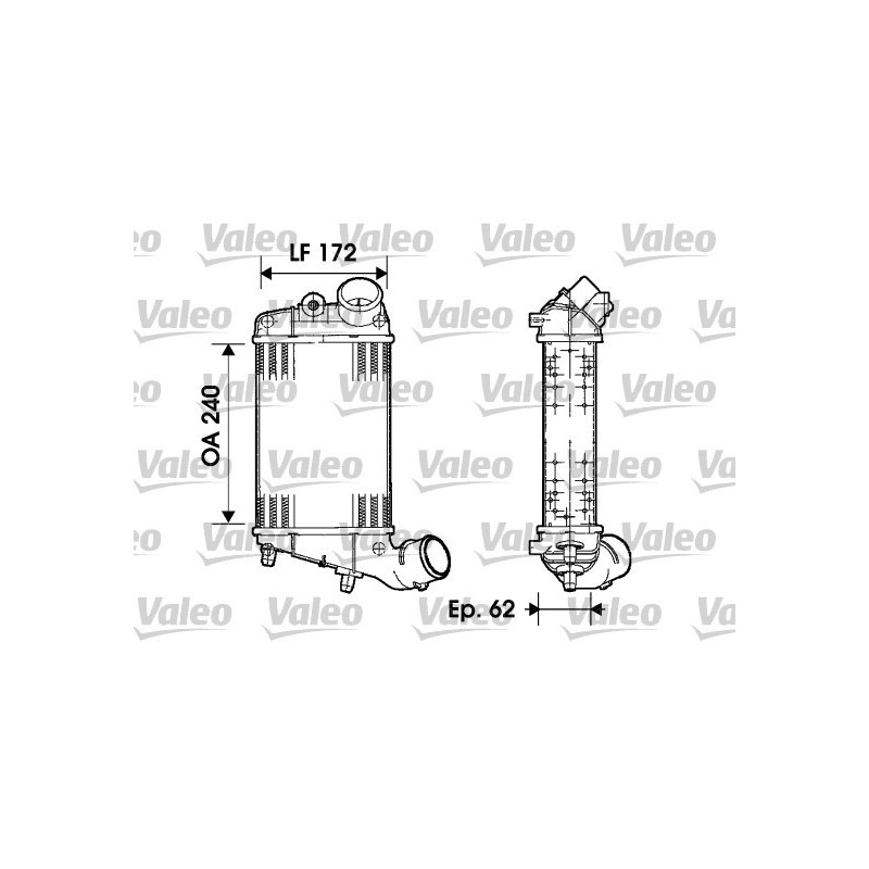 Intercooler (échangeur d'air) VALEO