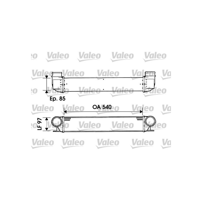 Intercooler (échangeur d'air) VALEO