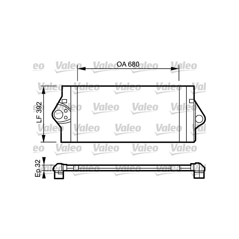 Intercooler (échangeur d'air) VALEO