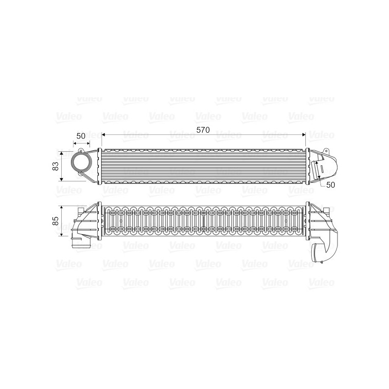 Intercooler (échangeur d'air) VALEO