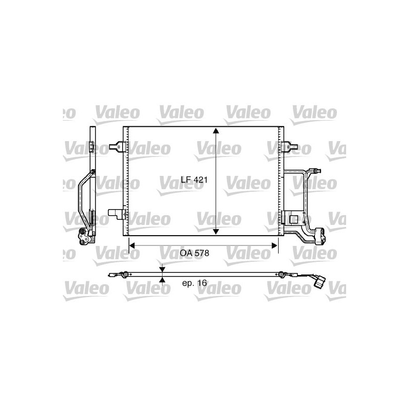 Condenseur de climatisation VALEO