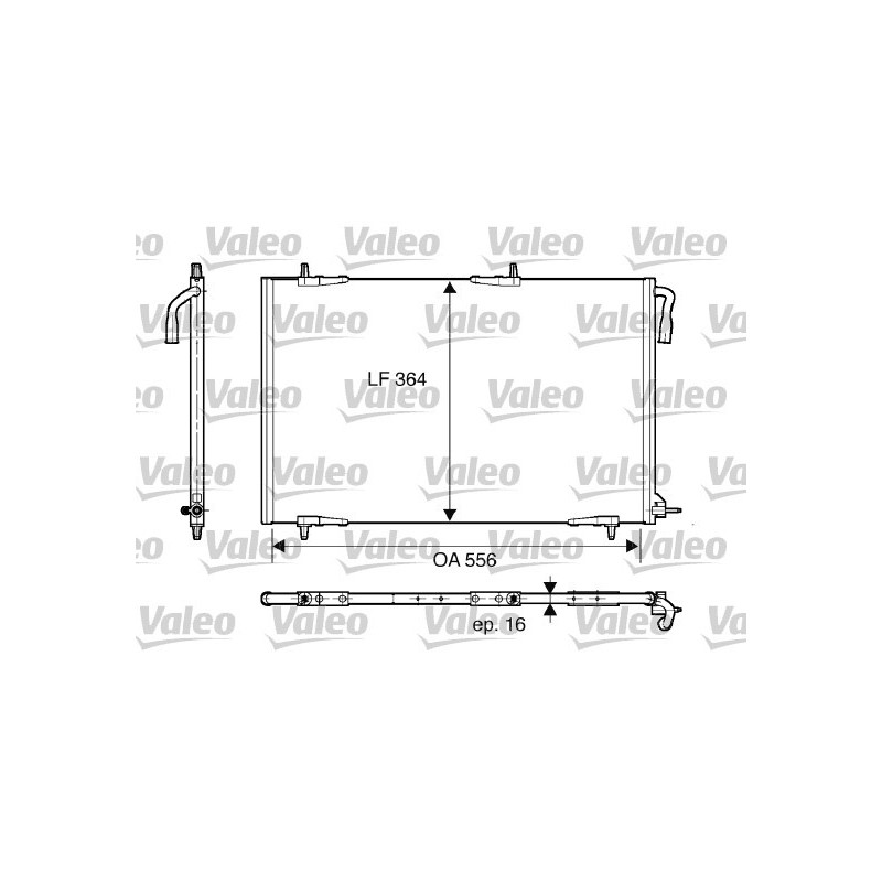 Condenseur de climatisation VALEO