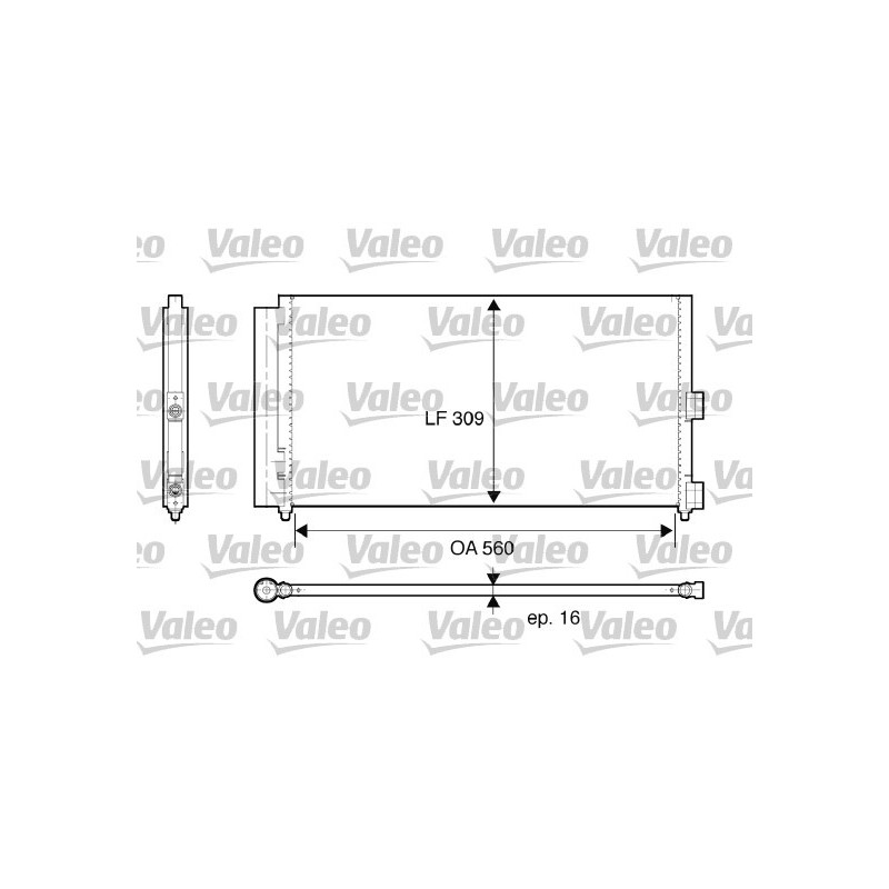 Condenseur de climatisation VALEO