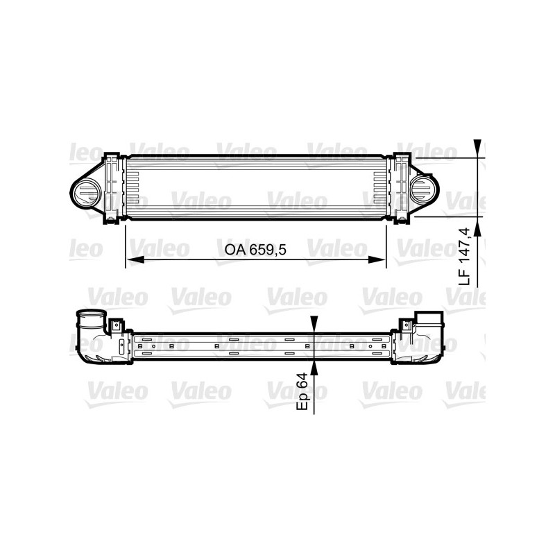 Intercooler (échangeur d'air) VALEO