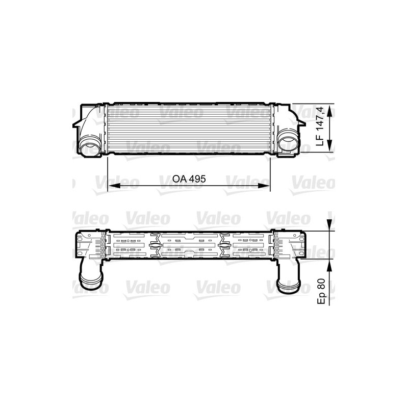 Intercooler (échangeur d'air) VALEO
