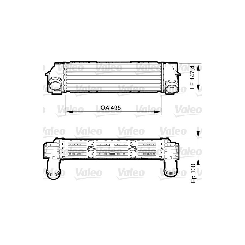 Intercooler (échangeur d'air) VALEO