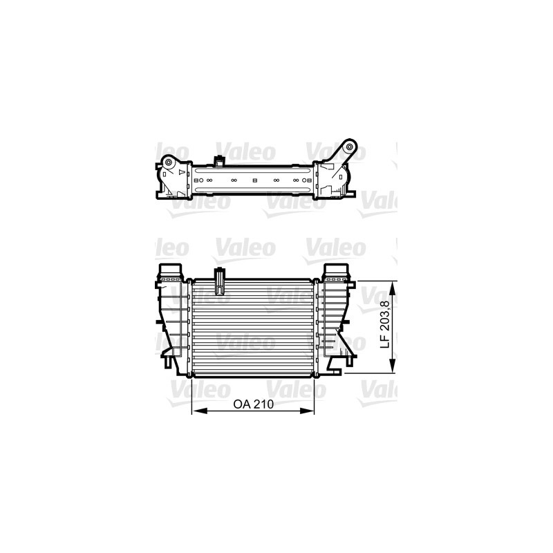 Intercooler (échangeur d'air) VALEO