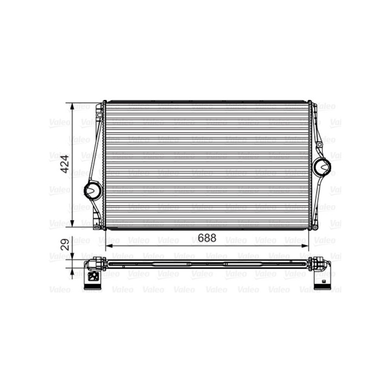 Intercooler (échangeur d'air) VALEO