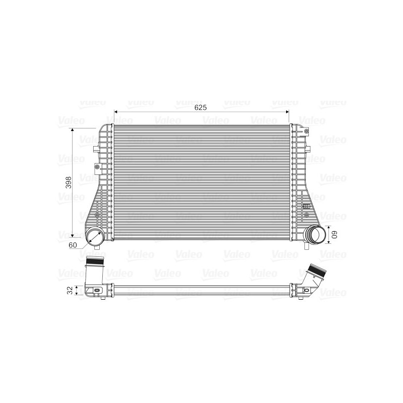 Intercooler (échangeur d'air) VALEO