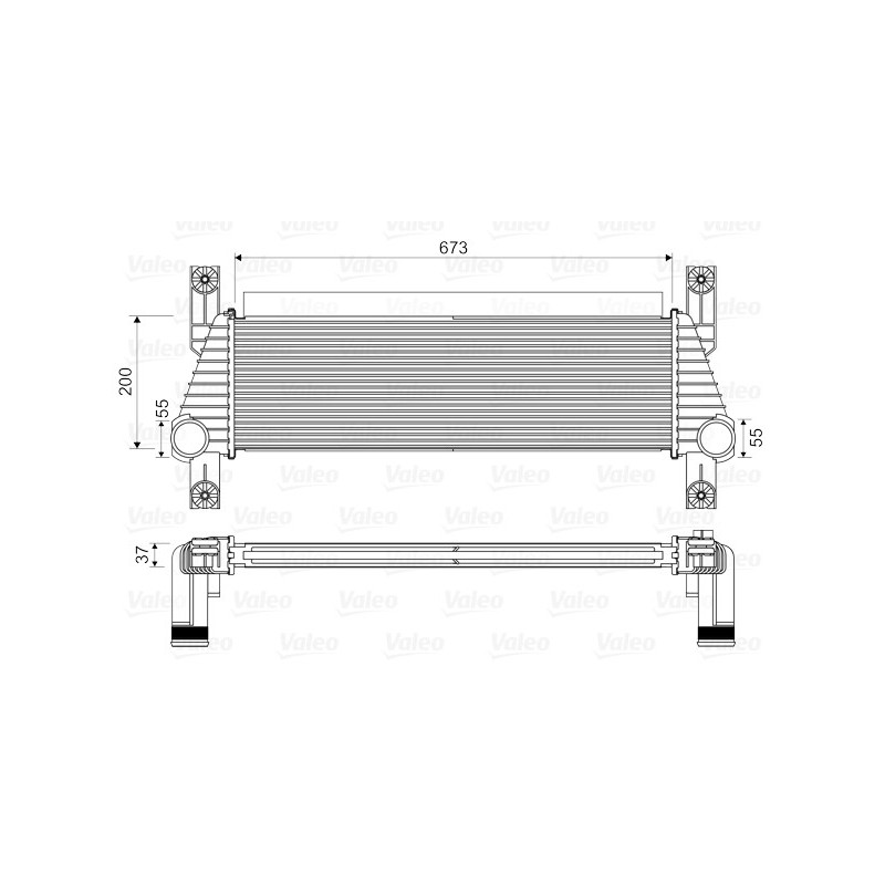 Intercooler (échangeur d'air) VALEO
