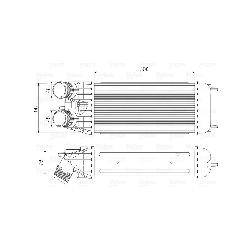 Intercooler (échangeur d'air) VALEO