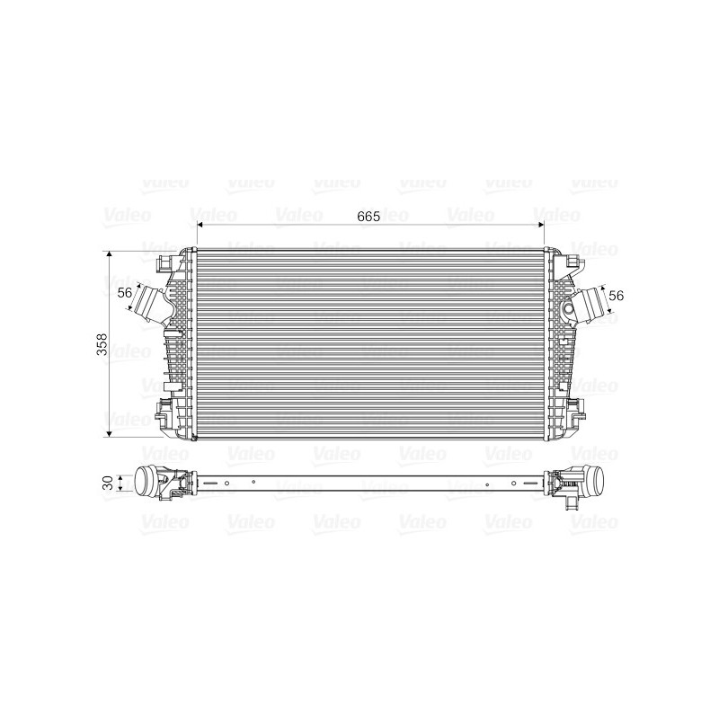 Intercooler (échangeur d'air) VALEO