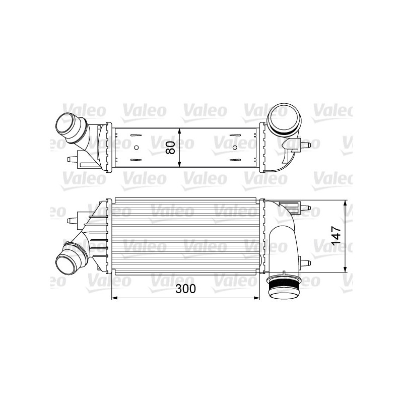 Intercooler (échangeur d'air) VALEO