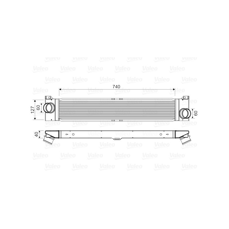 Intercooler (échangeur d'air) VALEO