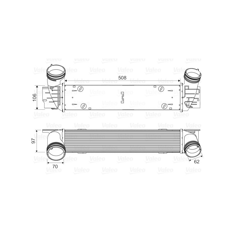 Intercooler (échangeur d'air) VALEO