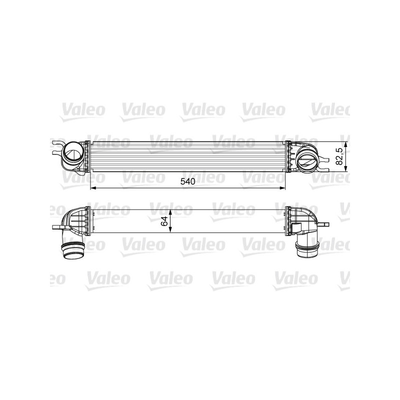 Intercooler (échangeur d'air) VALEO