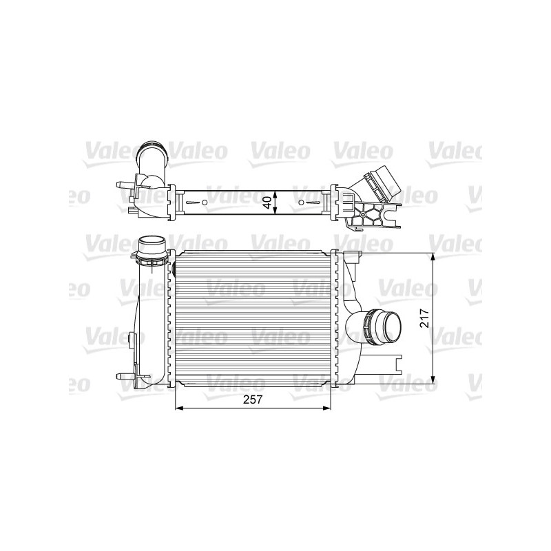 Intercooler (échangeur d'air) VALEO