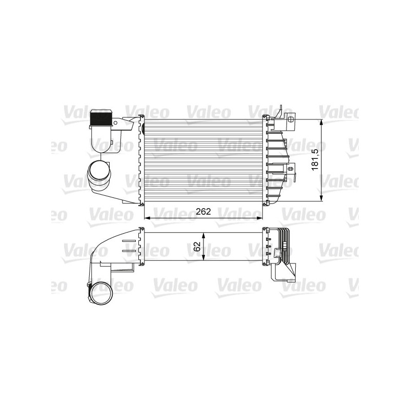 Intercooler (échangeur d'air) VALEO