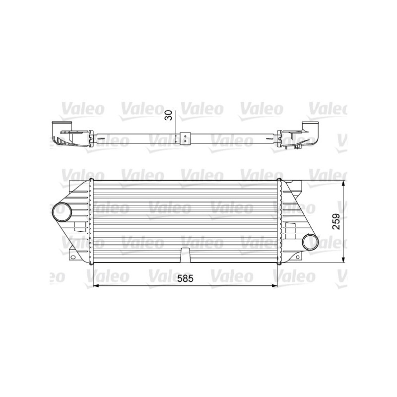 Intercooler (échangeur d'air) VALEO