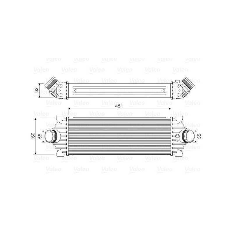 Intercooler (échangeur d'air) VALEO