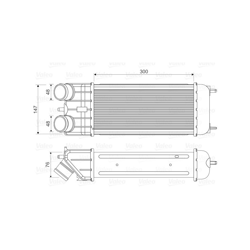 Intercooler (échangeur d'air) VALEO