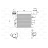 Intercooler (échangeur d'air) VALEO