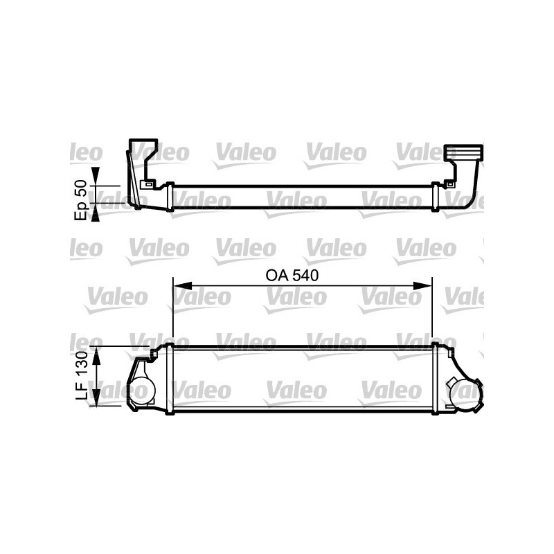 Intercooler (échangeur d'air) VALEO