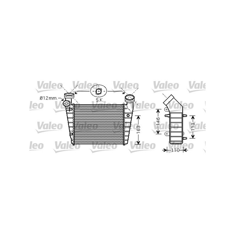 Intercooler (échangeur d'air) VALEO