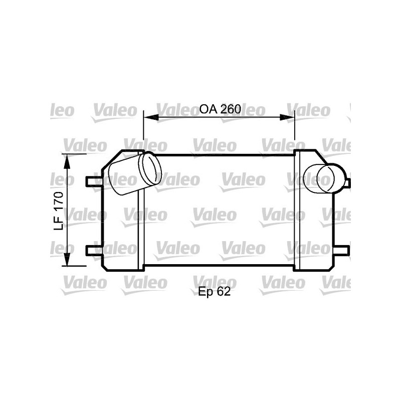 Intercooler (échangeur d'air) VALEO