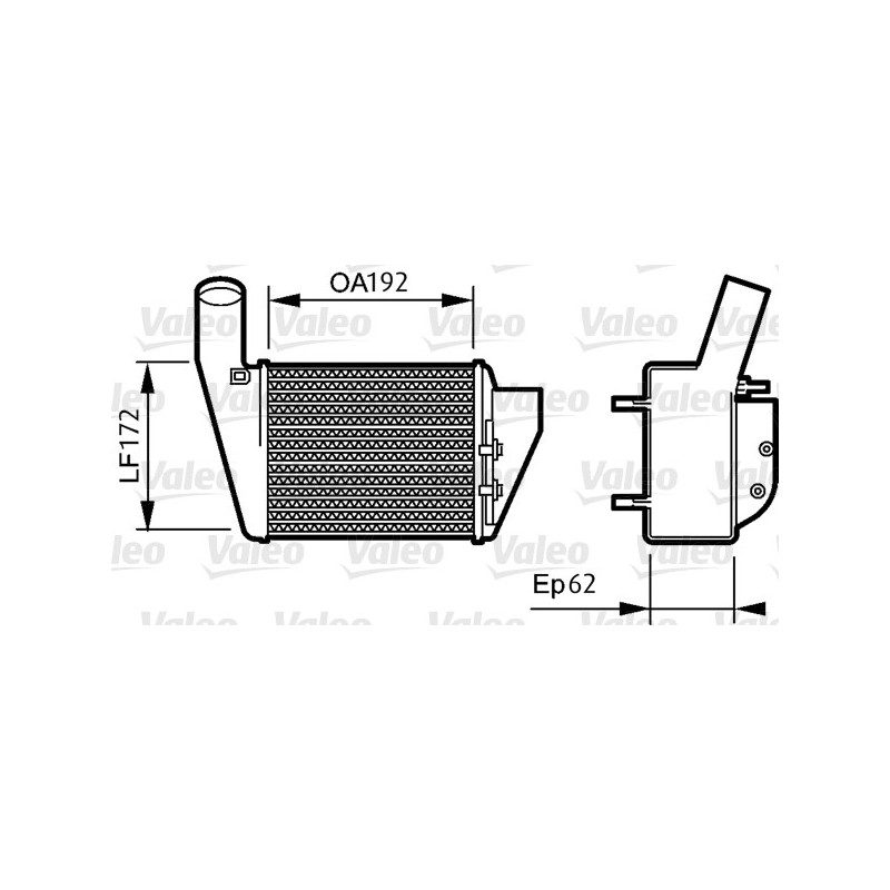 Intercooler (échangeur d'air) VALEO