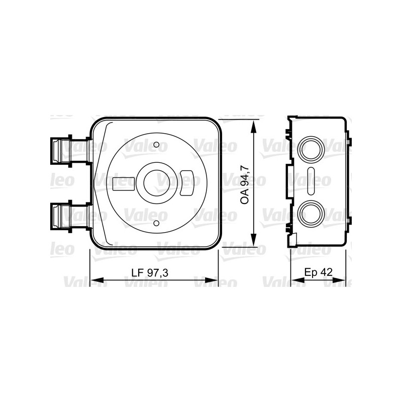 Radiateur d'huile VALEO