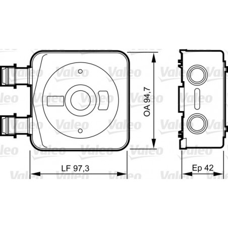 Radiateur d'huile VALEO