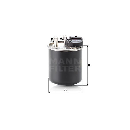Filtre à carburant MANN-FILTER