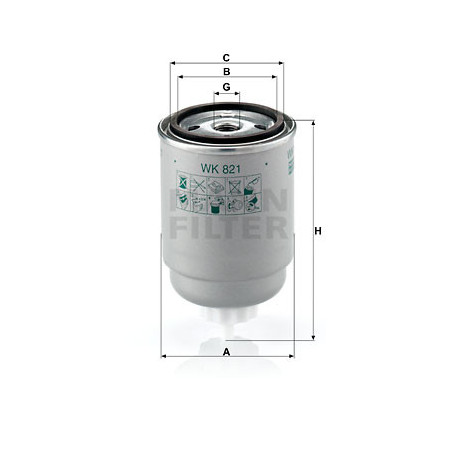 Filtre à carburant MANN-FILTER