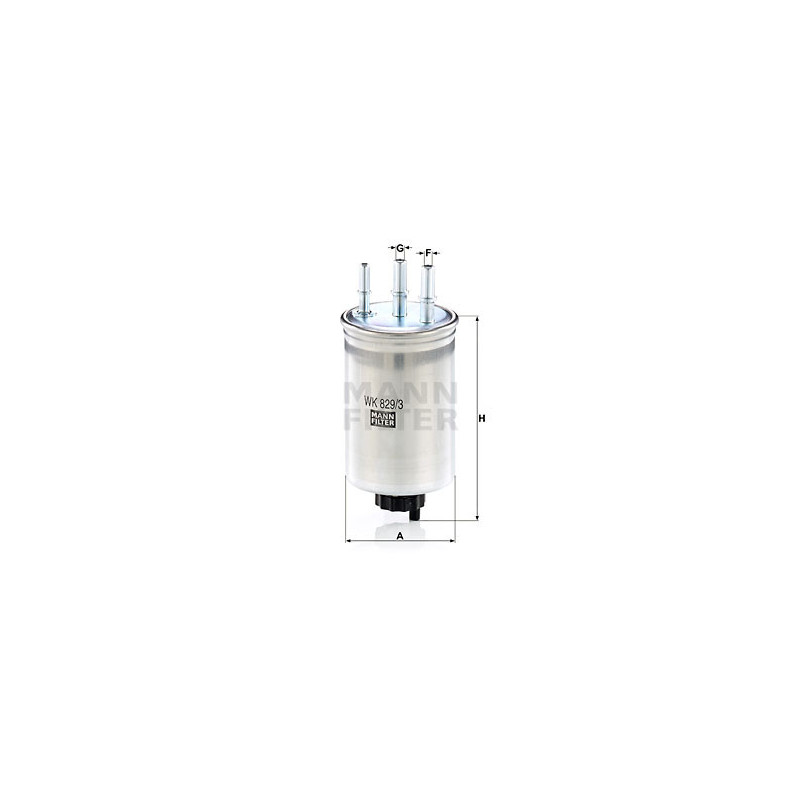 Filtre à carburant MANN-FILTER