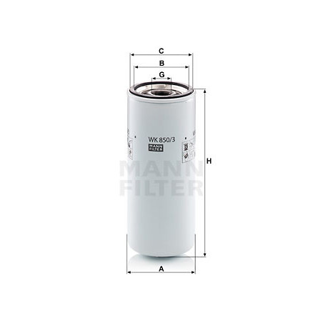 Filtre à carburant MANN-FILTER