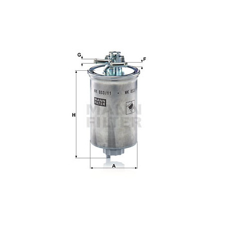 Filtre à carburant MANN-FILTER