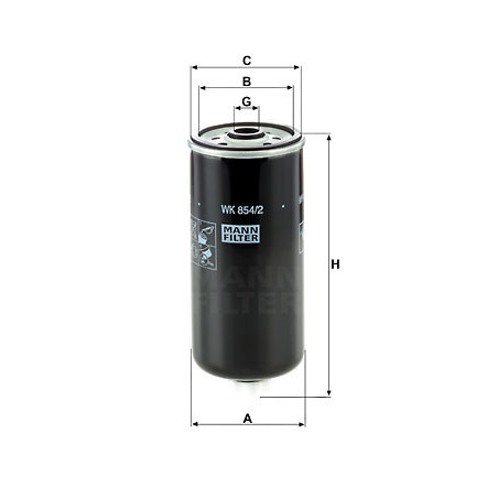 Filtre à carburant MANN-FILTER