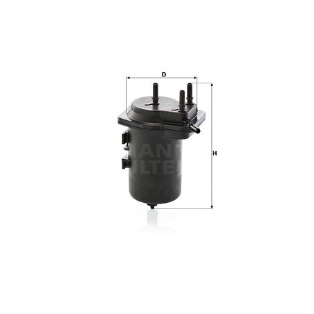 Filtre à carburant MANN-FILTER